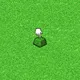 clicker on grass