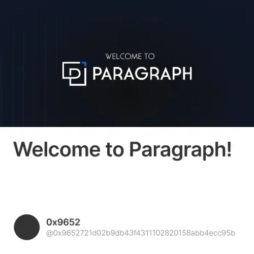 Welcome to Paragraph! #44