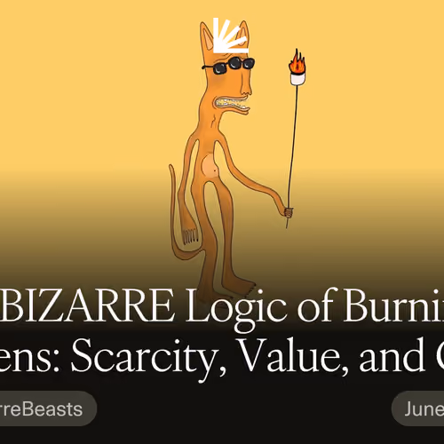 The BIZARRE Logic of Burning Tokens: Scarcity, Value, and Growth #0