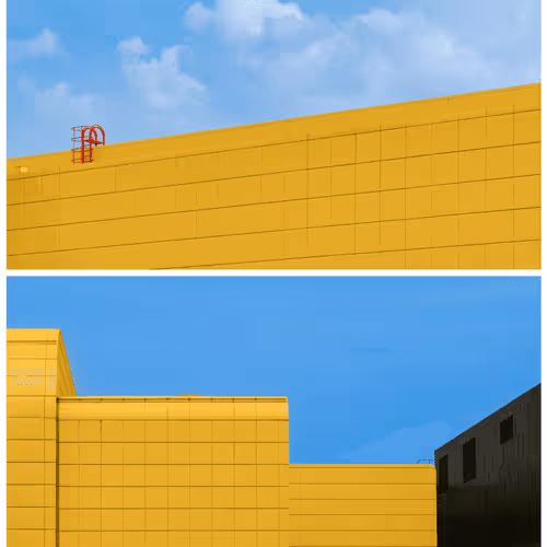 Yellow In Blue A Based Yellow Spotlight Edition By