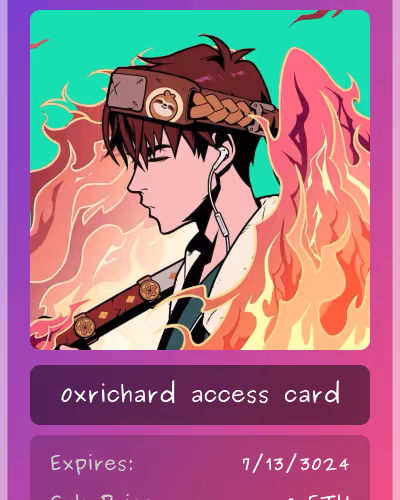 0xrichard club card