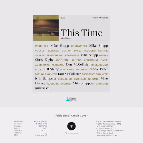 Photo Tile — "This Time" Credit Cover #1