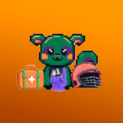 Pixel Squirrel Football #48