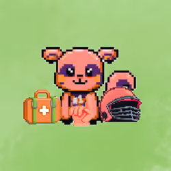 Pixel Squirrel Football #115