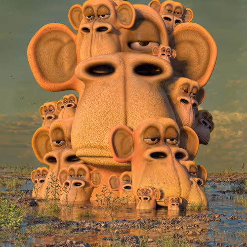 MONKEYPILE BY BEEPLE