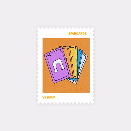 Fake Far Card Stamp