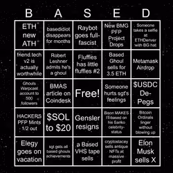 Based Ghouls Bingo 2024
