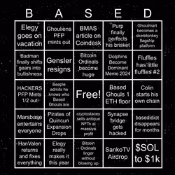 Based Ghouls Bingo 2024