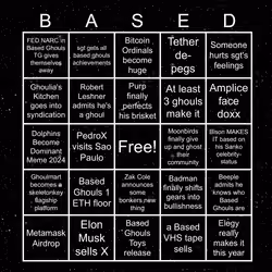 Based Ghouls Bingo 2024