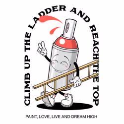 Climb up the ladder and reach the top