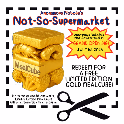 Anonymous Nobodys Not So Supermarket Sale Rack