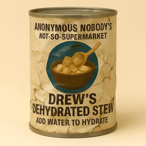 Anonymous Nobodys Not So Supermarket Sale Rack