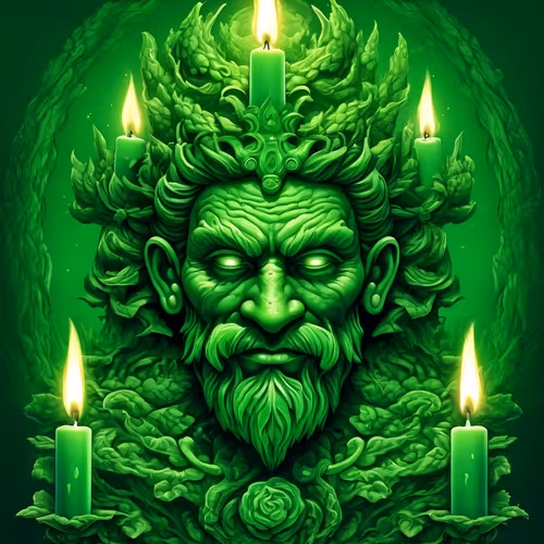 Green God Candle