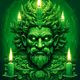 Green God Candle