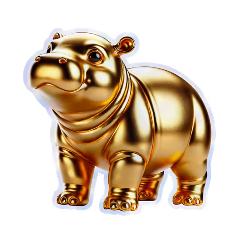 Golden Moo Deng