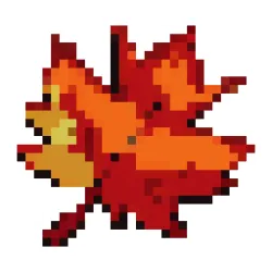 Maple Leaf Sticker