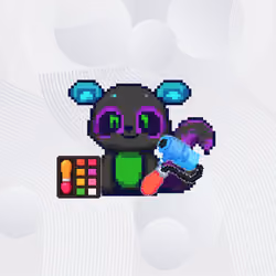 Pixel Squirrel Painter #413