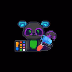 Pixel Squirrel Painter #417