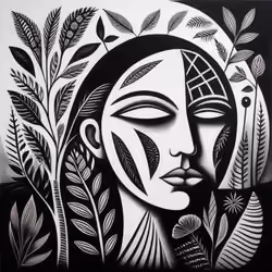 Monochrome Picasso #724