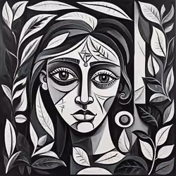 Monochrome Picasso #83