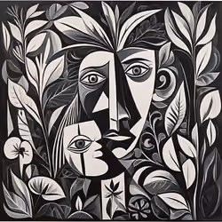 Monochrome Picasso #190
