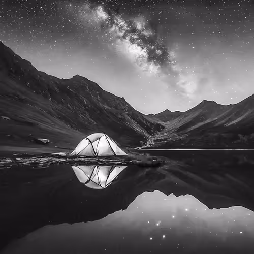 Camping Under The Milky Way
