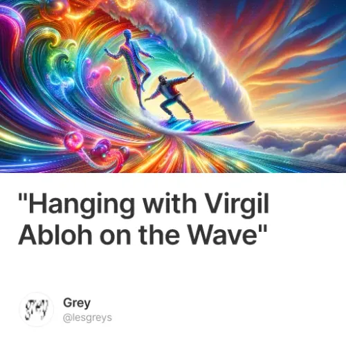 "Hanging with Virgil Abloh on the Wave" #8