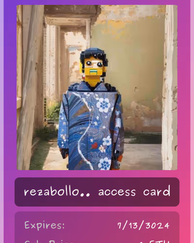 rezabollon club card
