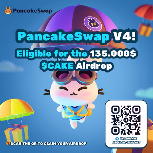 $CAKE Airdrop NFT – PancakeSwap V4