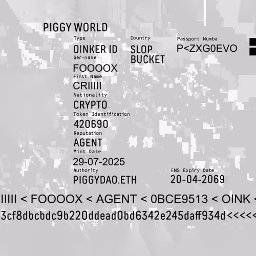 Piggy ID: CRIIIII FOOOOX
