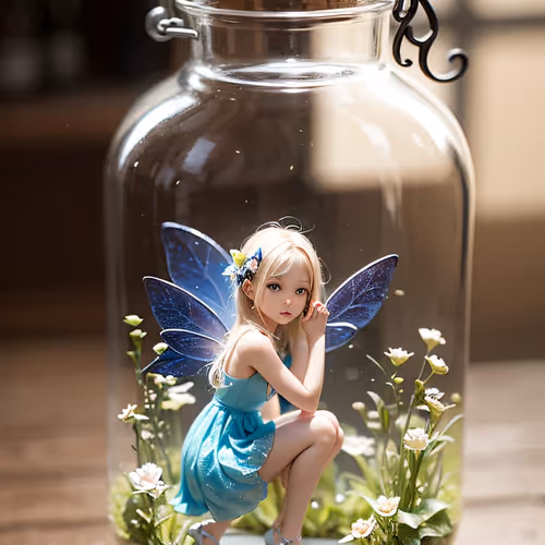 Cute Fairy In a Bottle #341