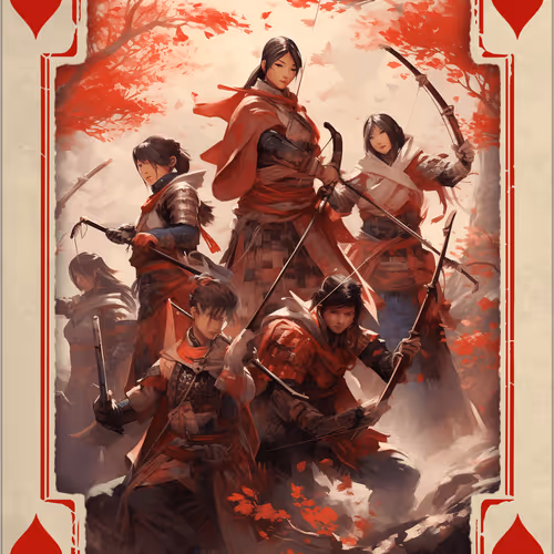 Samurai Warlords Genesis Card Deck