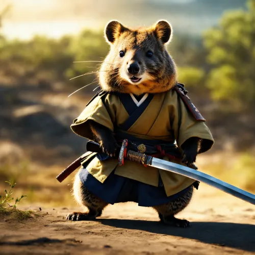 Samurai chipmunk