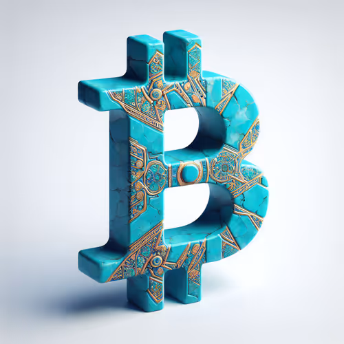 Turquois Bitcoin