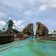 Beautiful summer Playground scenery