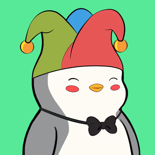 Abstract Pudgy Penguins #369