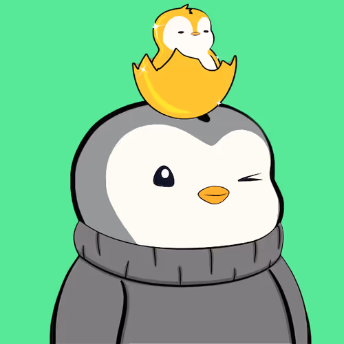 Abstract Pudgy Penguins #373