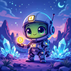Neon Green-Purple Etherling