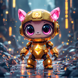 Magenta-Gold Etherling