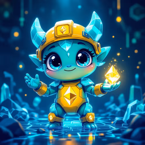 Turquoise-Yellow Etherling
