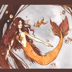 Mysterious mermaid