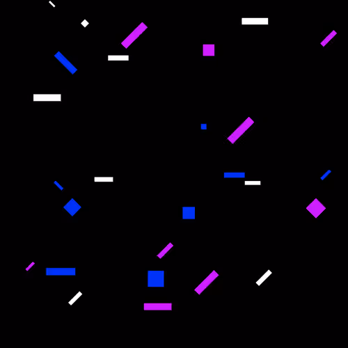 Composition of colorful particles on black #478