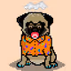 Ashy the Pug #2740