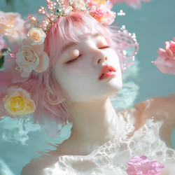 19th, Jan 2019: 2080s Botticelli Style - Rose #007 9.4MB PNG