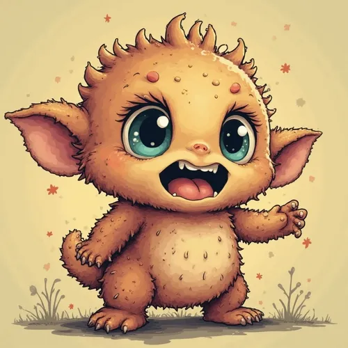 Baby Monster-Cartoon