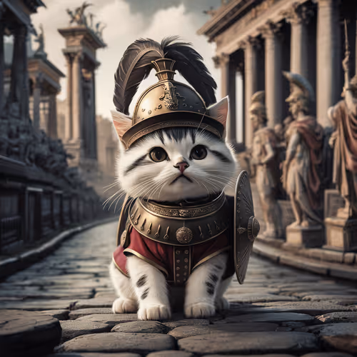 A charming and adorable white cat