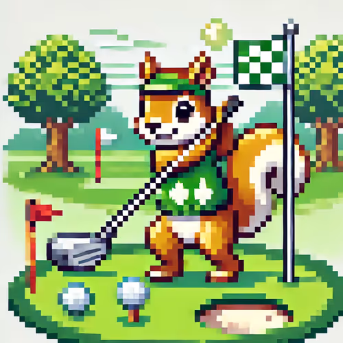 Golf Squirrel #4