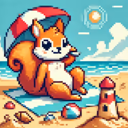 Pixel Squirrel #9