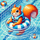 Pool Squirrel #2