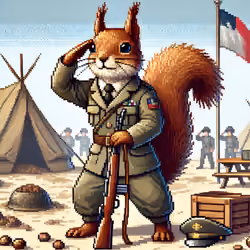 Military Squirrel #9
